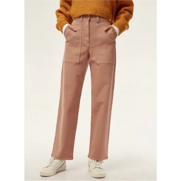 Wilfred Pants - Aritzia High-Rise Straight Leg Utility Pants